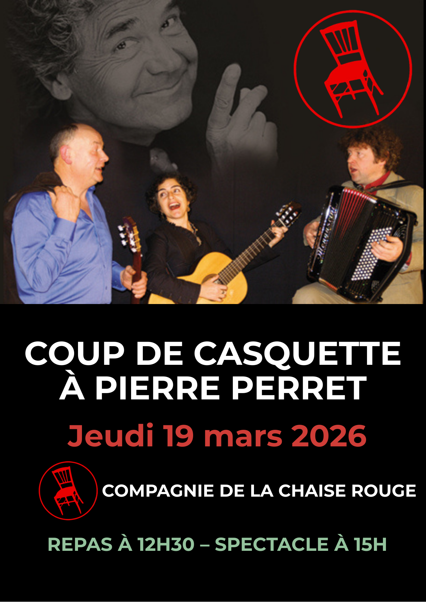 Coup de casquette à Pierre Perret