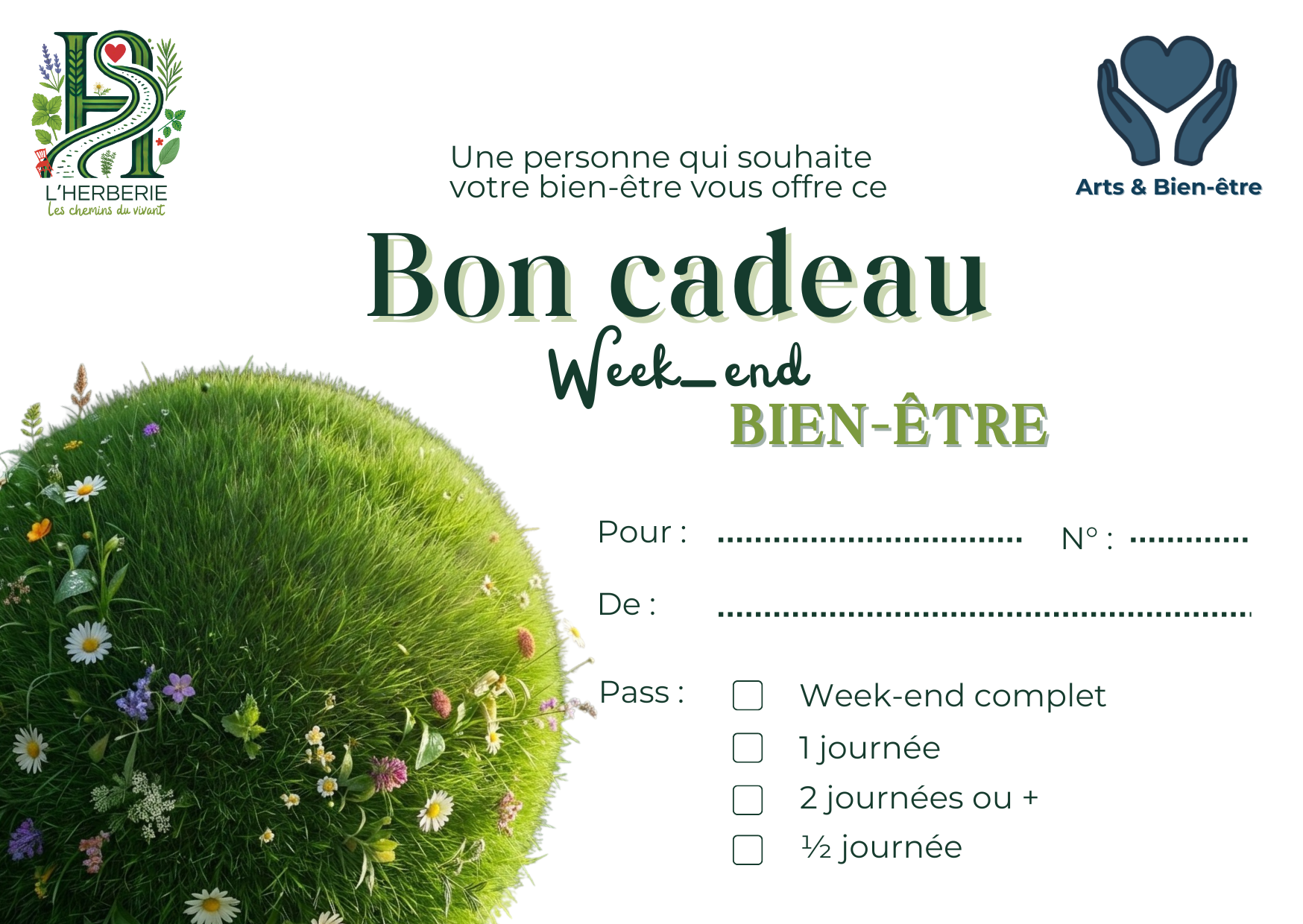 Bon cadeau Week-end Bien-être