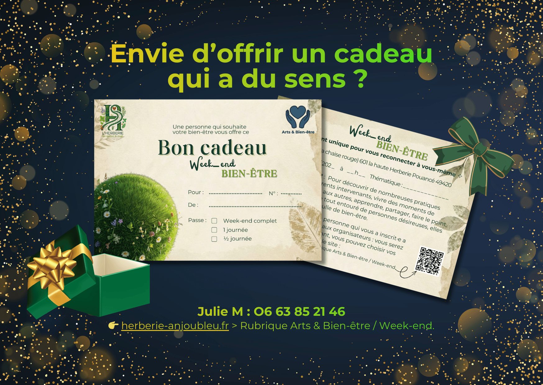 Bons cadeaux — Le Printemps Intérieur