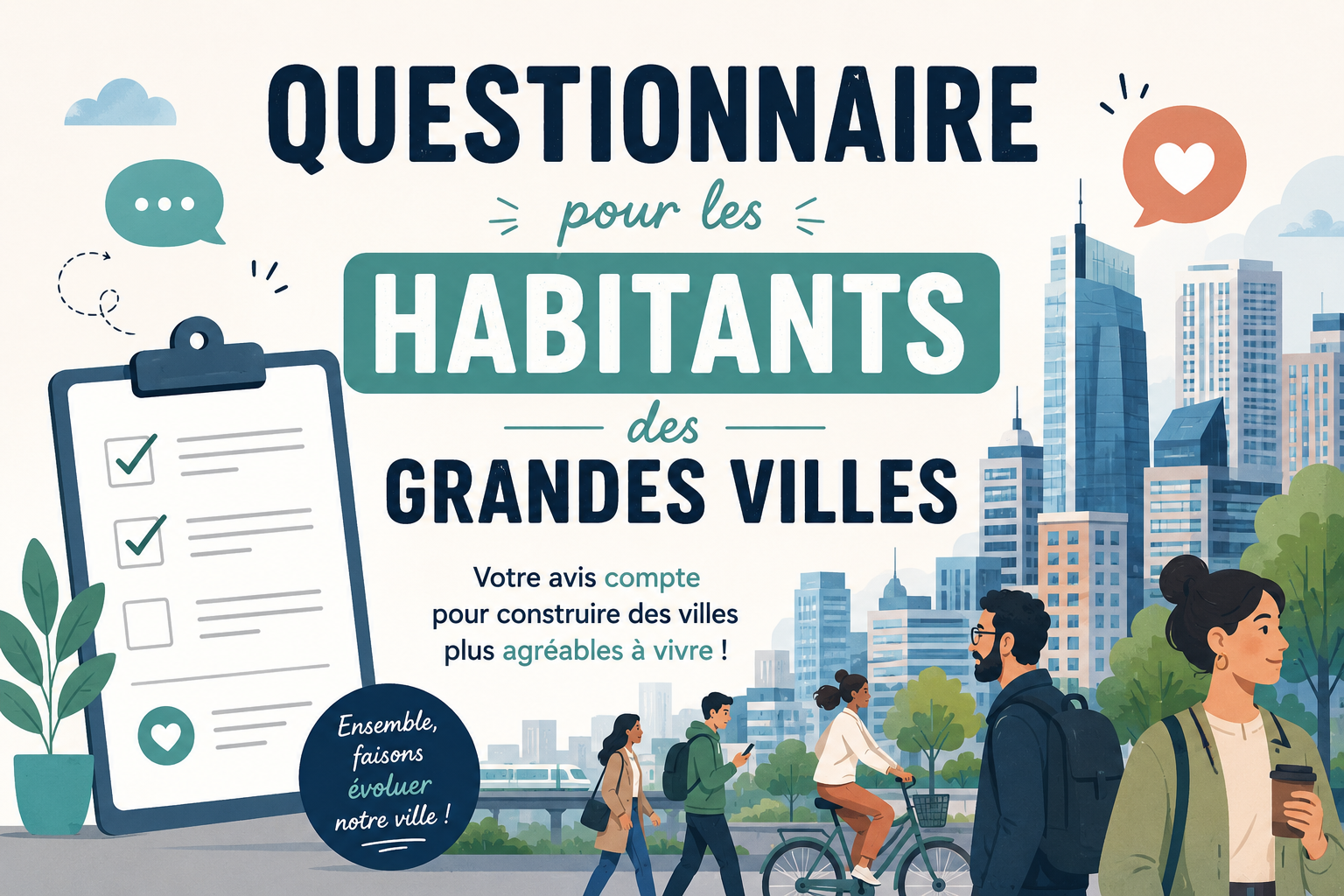 Questionnaire pour les habitants des grandes villes