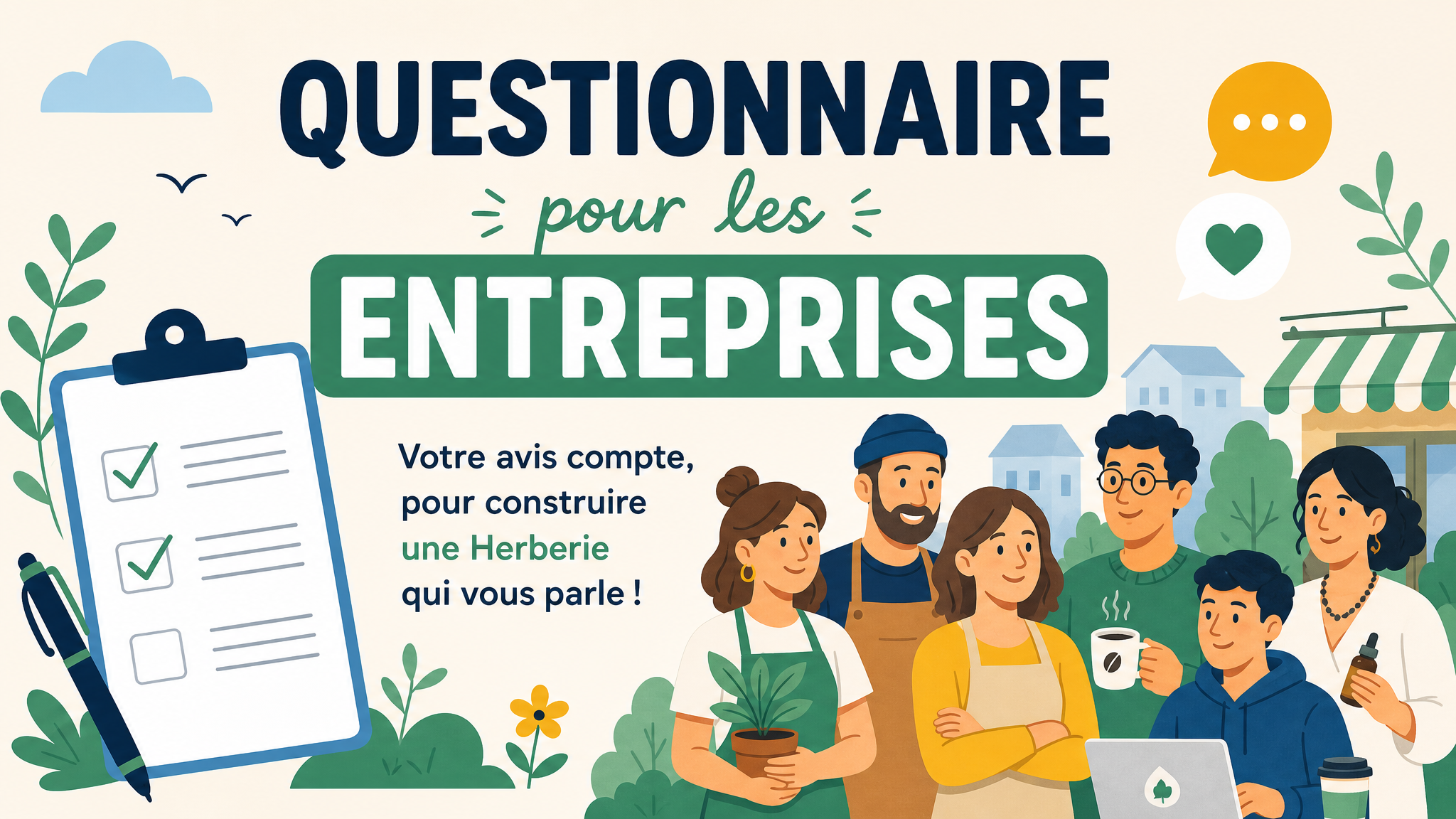 Questionnaire pour les entreprises