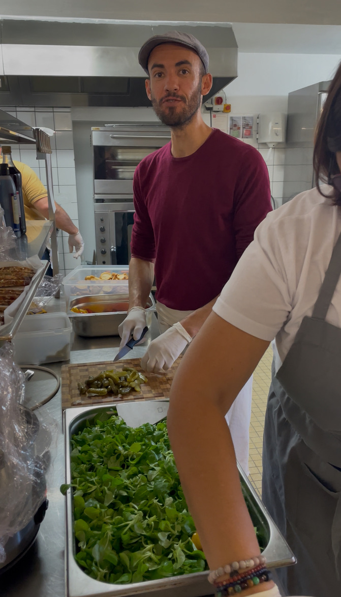 Cédric en cuisine